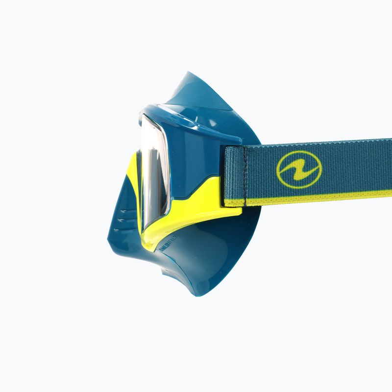 Aqualung Vita petrol/yellow diving mask MS5529807LC 8