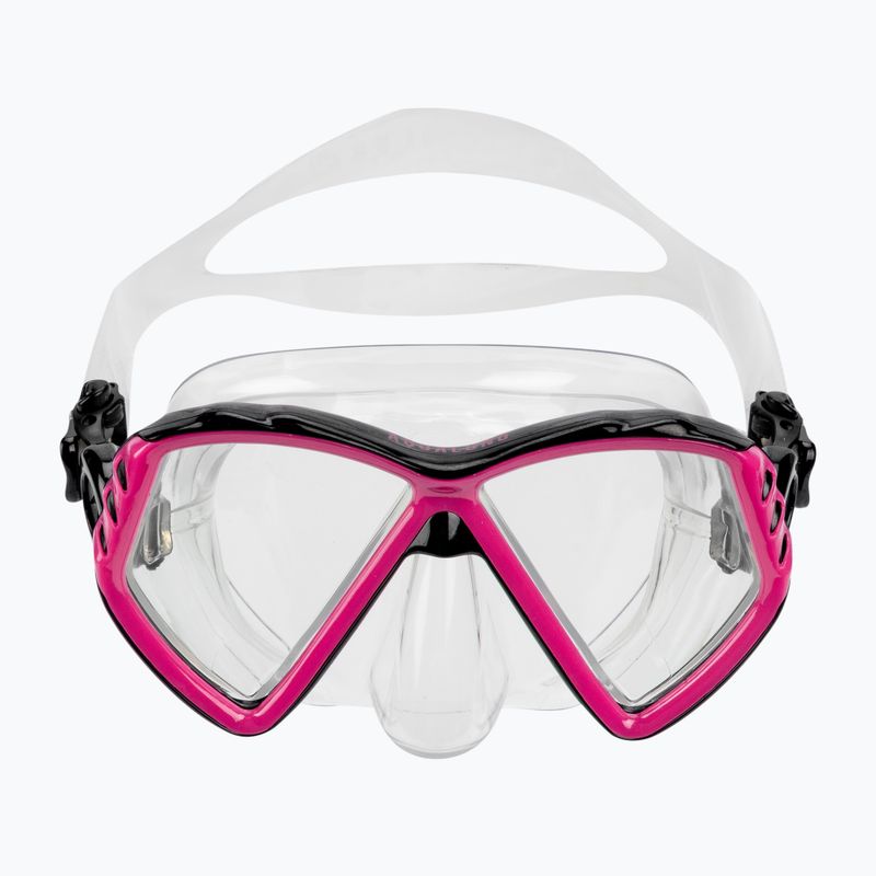 Aqualung Cub transparent/pink junior diving mask MS5530002 2