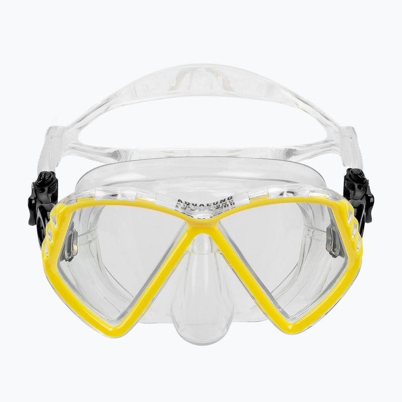 Aqualung Cub transparent/yellow junior diving mask MS5530007 2