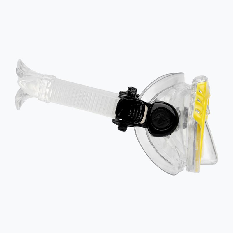 Aqualung Cub transparent/yellow junior diving mask MS5530007 3