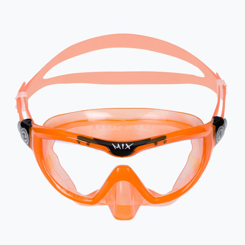 Aqualung Mix orange/black children's diving mask MS5560801S 2