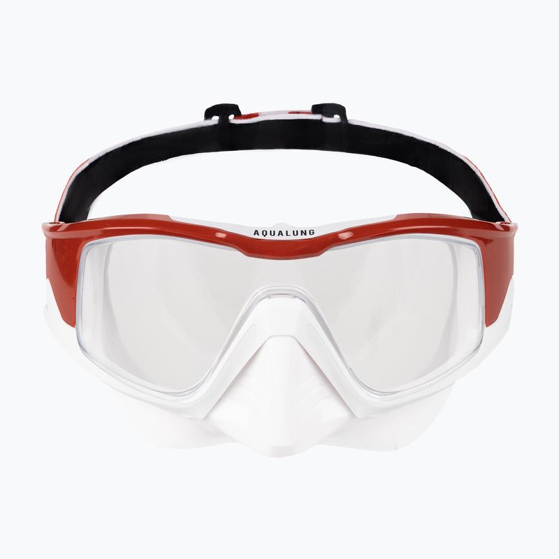 Aqualung Vita white/brick diving mask MS5520963LCL 2