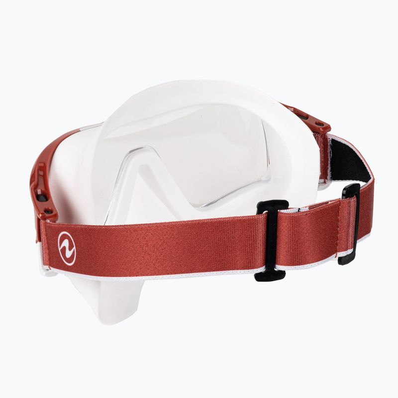 Aqualung Vita white/brick diving mask MS5520963LCL 4
