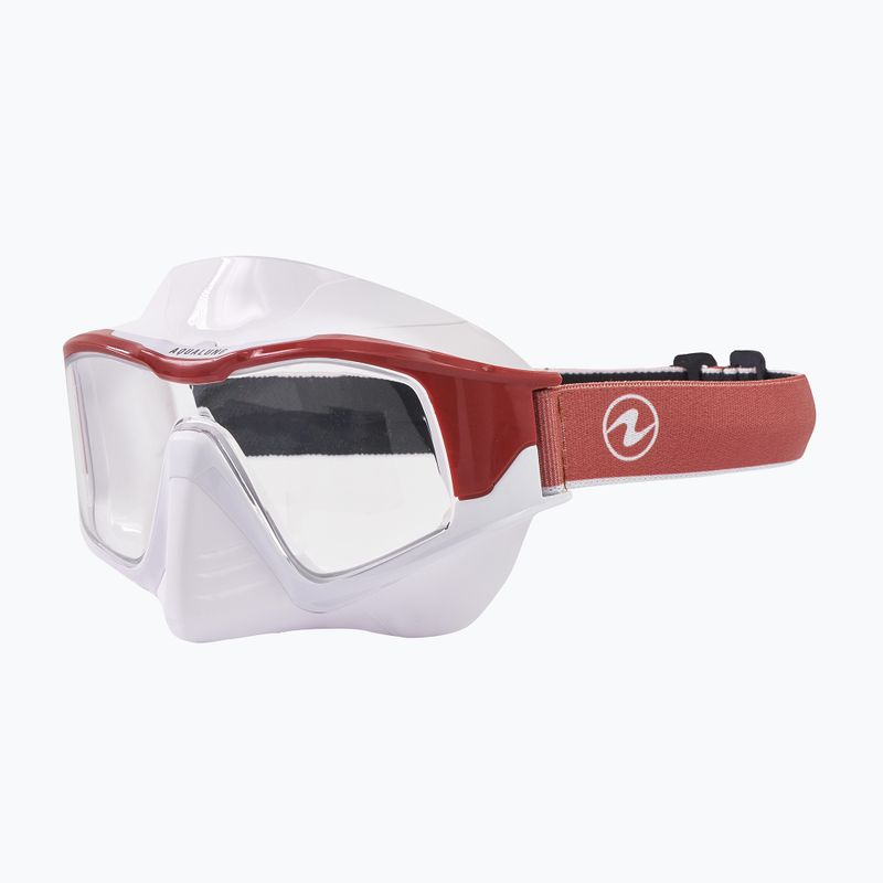 Aqualung Vita white/brick diving mask MS5520963LCL 8
