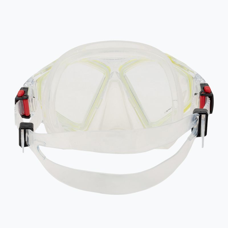 Aqualung Hawkeye transparent/yellow diving mask MS5570007 4