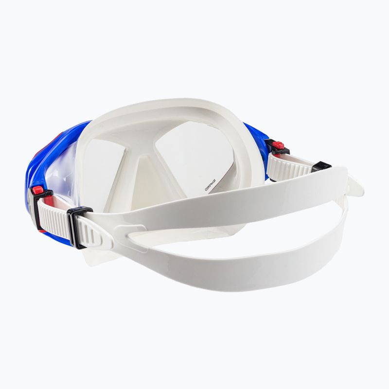 Aqualung Hawkeye white/blue diving mask MS5570940 4