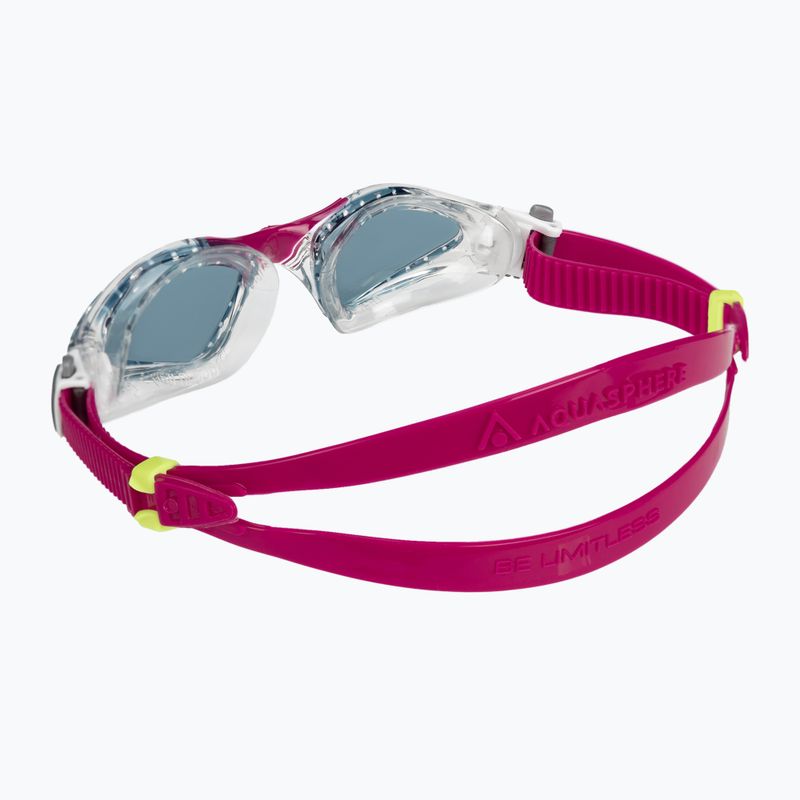 Aquasphere Kayenne Compact transparent/raspberry children's swimming goggles EP3150016LD 4