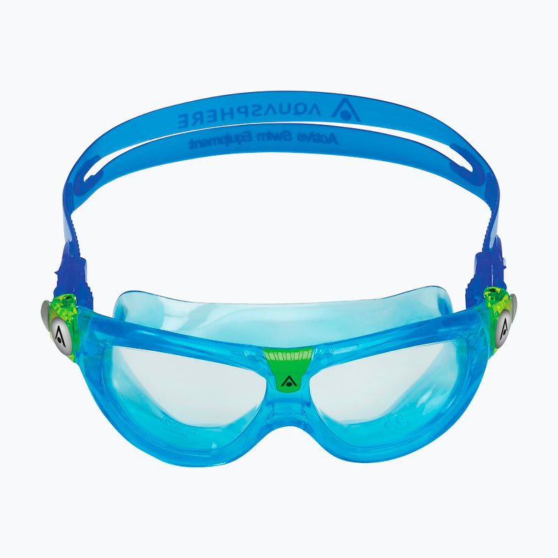 Aquasphere Seal Kid 2 turquoise/blue/clear children's swimming mask MS5614340LC 2