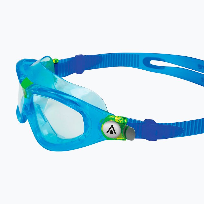 Aquasphere Seal Kid 2 turquoise/blue/clear children's swimming mask MS5614340LC 3