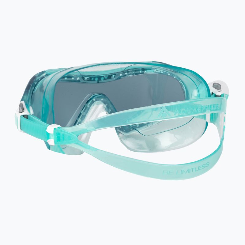 Aquasphere Vista XP tinted green swim mask MS5643535LD 4