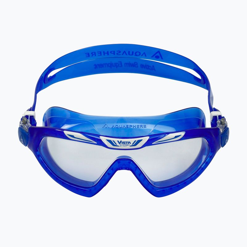 Aquasphere Vista XP blue/white/clear swimming mask 2