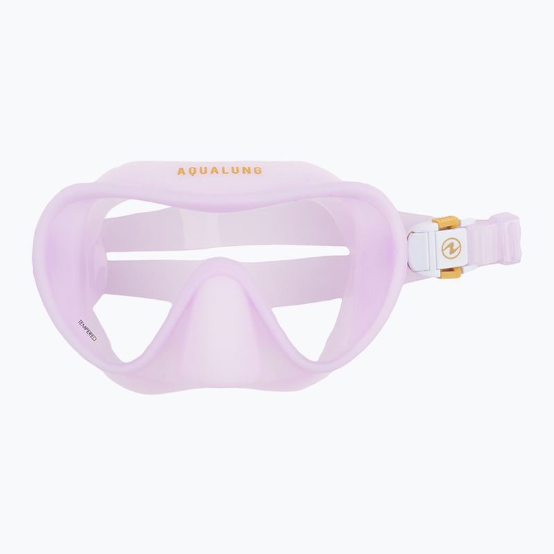 Aqualung Combo Nabul mask + snorkel kit red/white 2