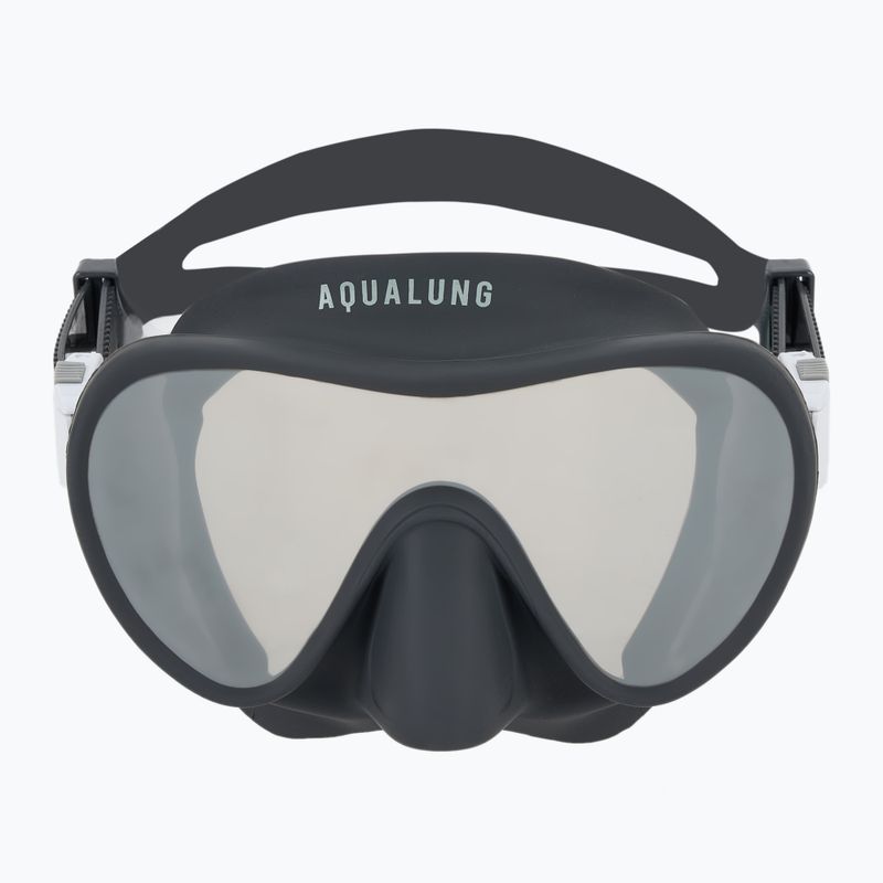 Aqualung Combo Nabul snorkel mask + snorkel silver/mirror kit 3