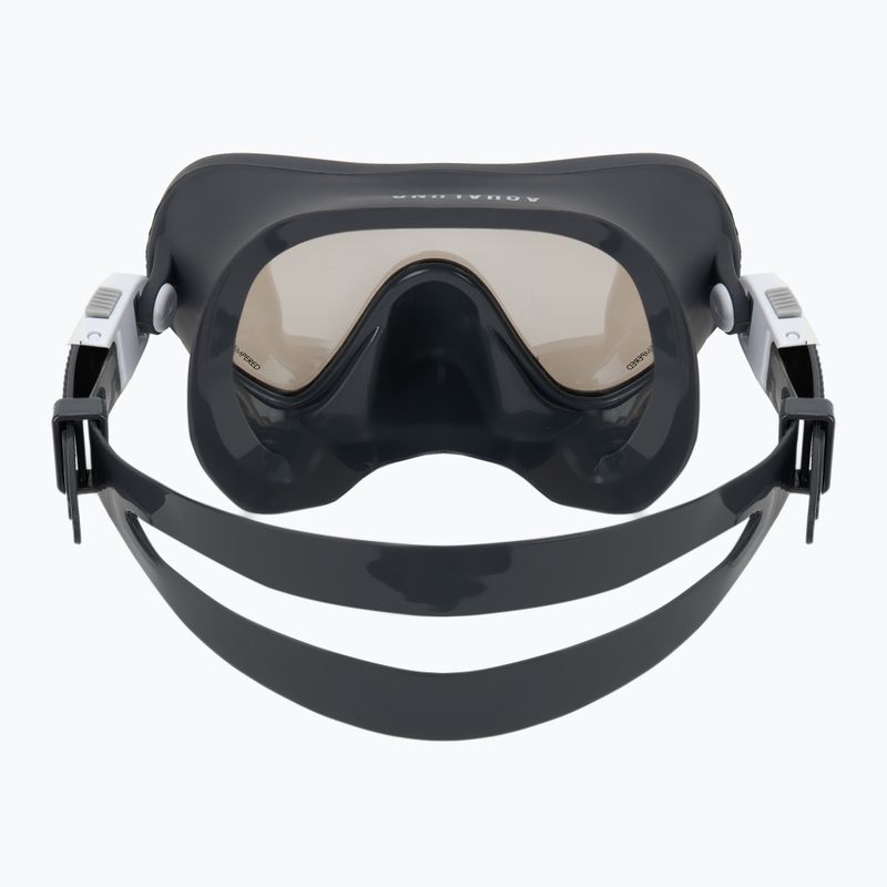 Aqualung Combo Nabul snorkel mask + snorkel silver/mirror kit 5