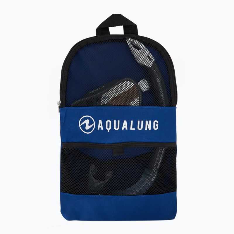 Aqualung Combo Nabul snorkel mask + snorkel silver/mirror kit 9