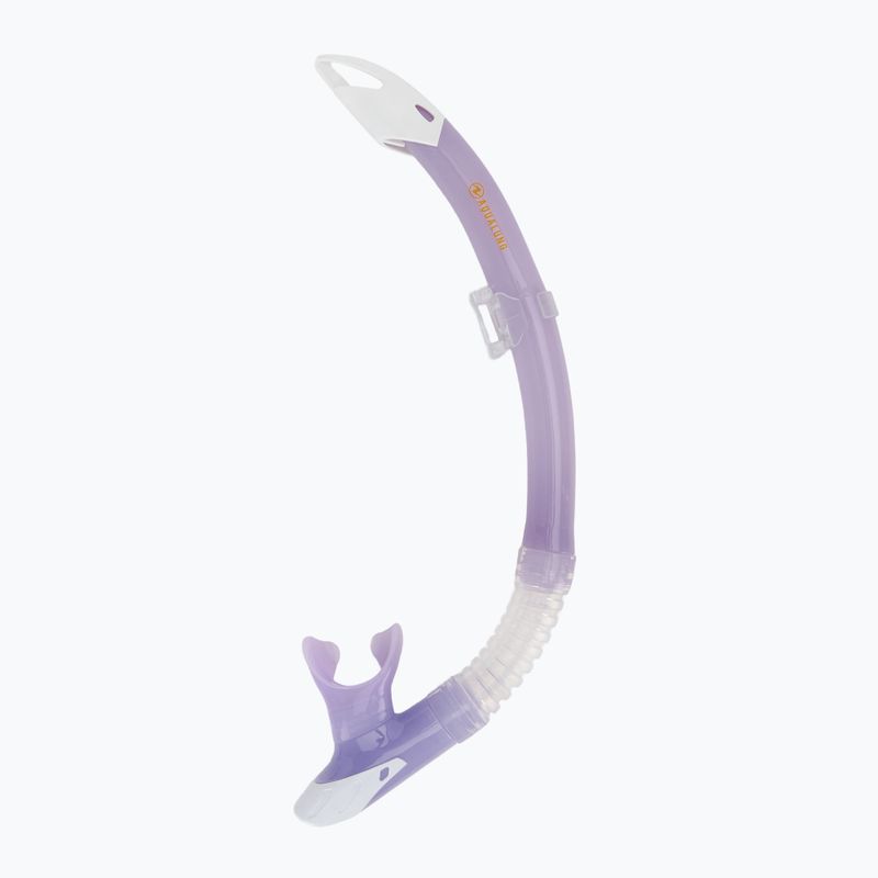 Aqualung Nabul snorkelling set mask + snorkel + fins translucid purple 6