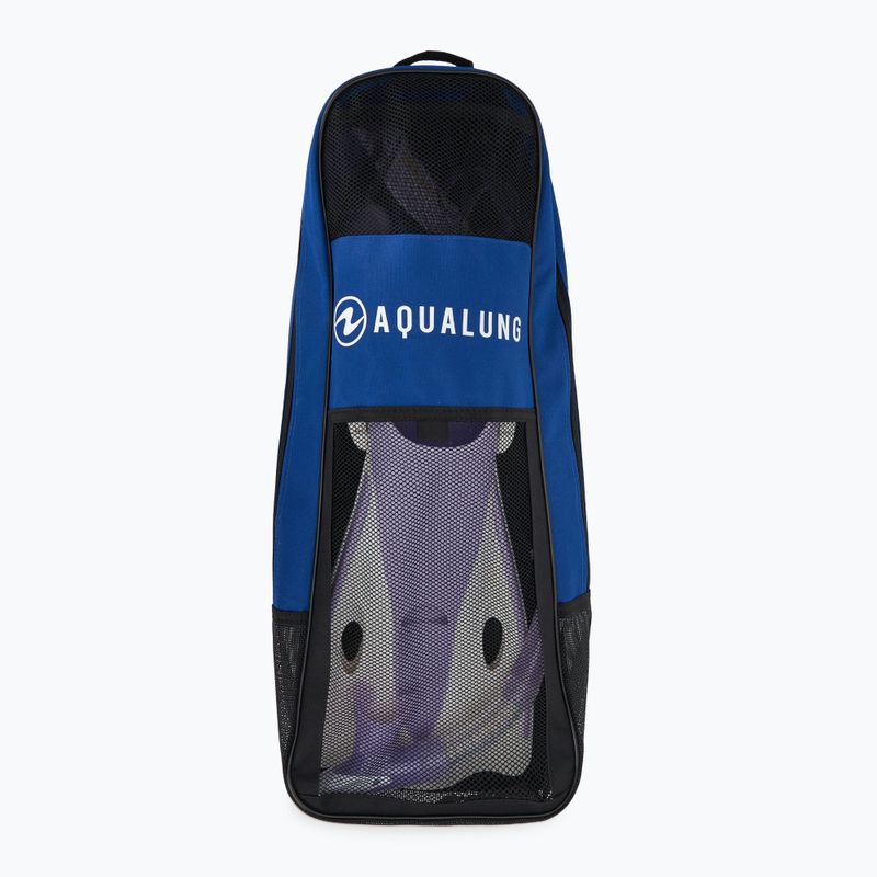 Aqualung Nabul snorkelling set mask + snorkel + fins translucid purple 13