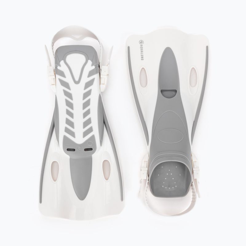 Aqualung Twister gray/white snorkelling fins 2