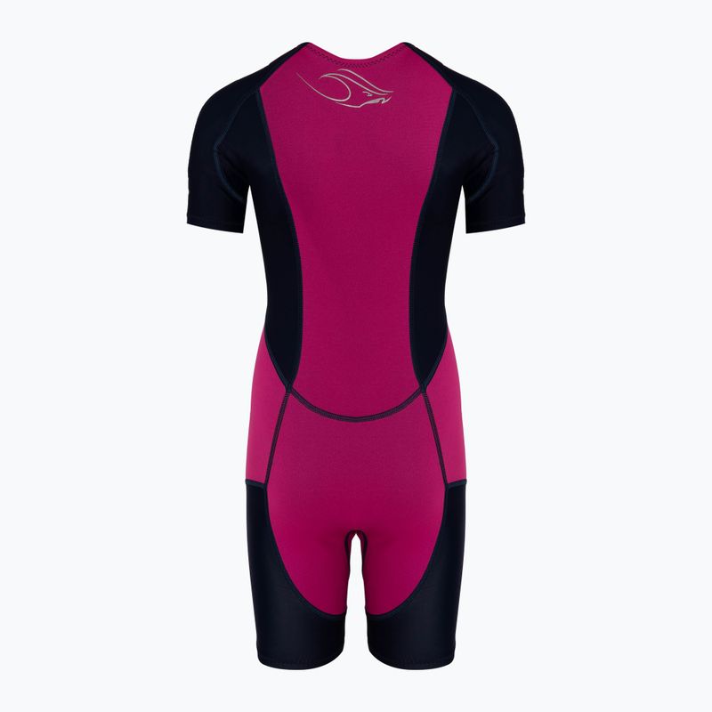 Aquasphere Stingray HP pink/navy blue children's wetsuit 3
