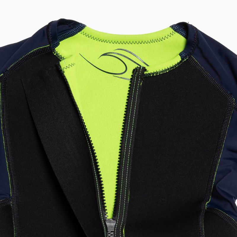 Aquasphere Stingray HP bright green/navy blue children's wetsuit 4