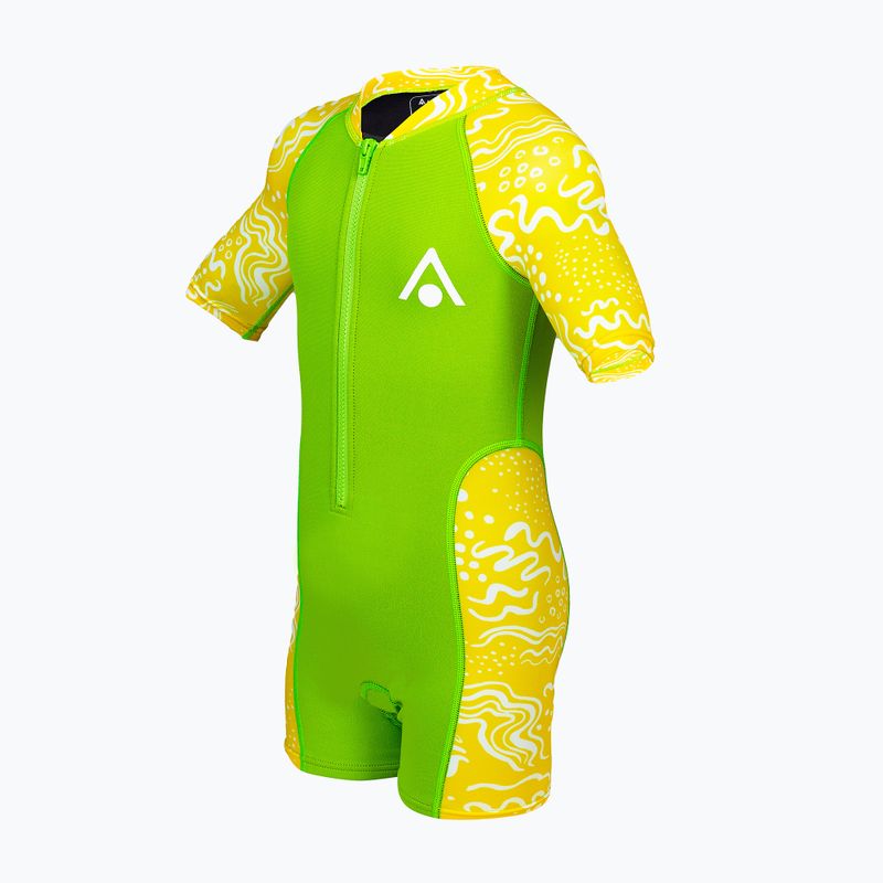 Aquasphere Stingray 2.0 green/yellow children's wetsuit 4