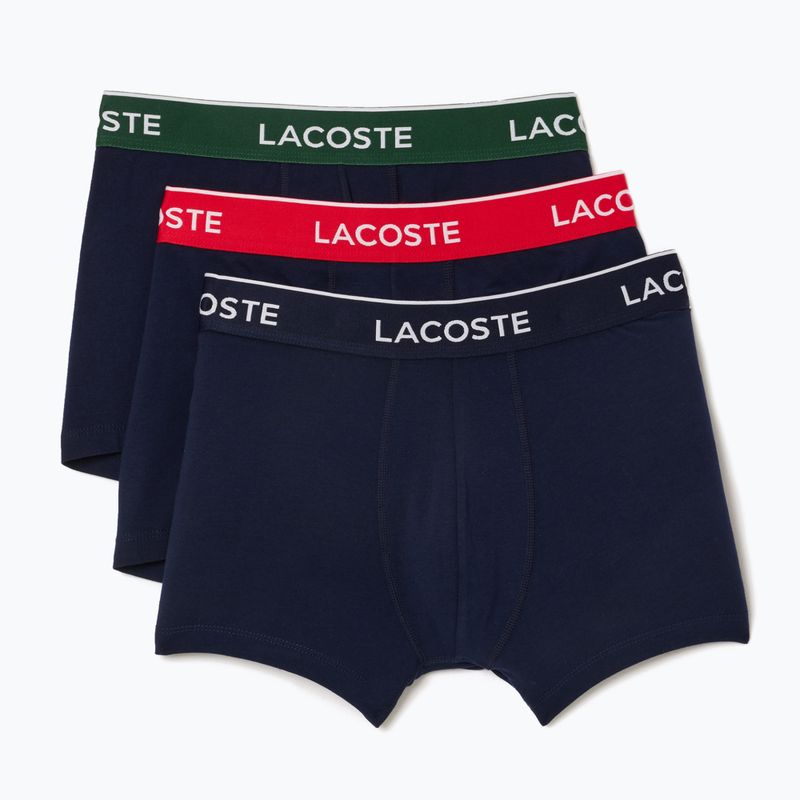 Lacoste boxer shorts 5H3401 3 pairs navy blue/green/red/navy