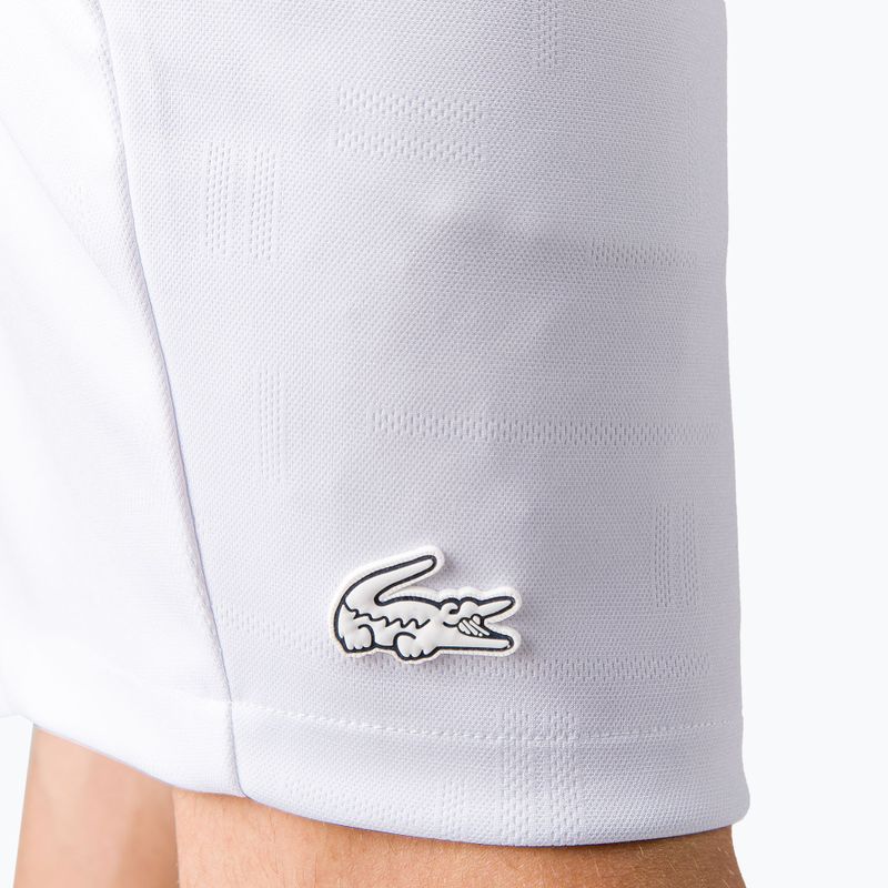 Lacoste men's tennis shorts white GH1044 4