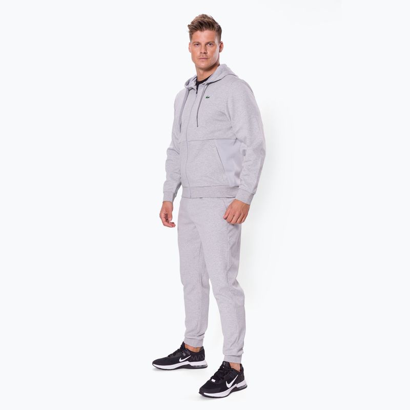 Lacoste men's tennis sweatshirt grey SH9676 2