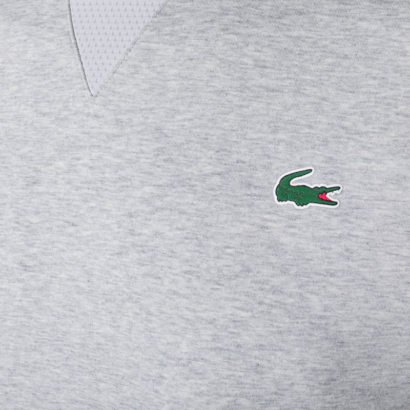 Lacoste men's tennis sweatshirt grey SH9604 3