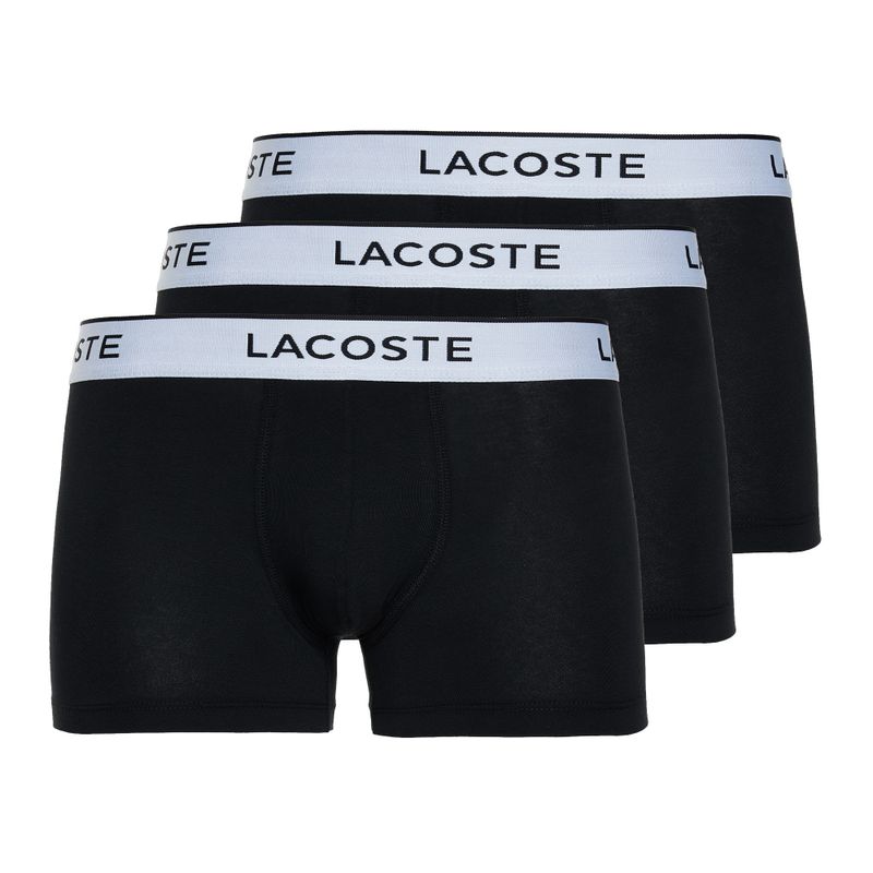 Lacoste men's boxer shorts 5H8385 3 pairs black 5