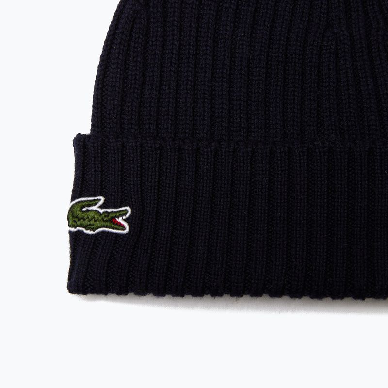 Lacoste winter cap RB0001 navy blue 2