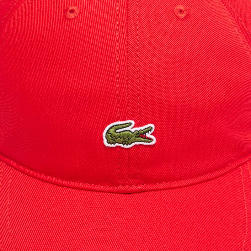 Lacoste baseball cap RK0491 red 4