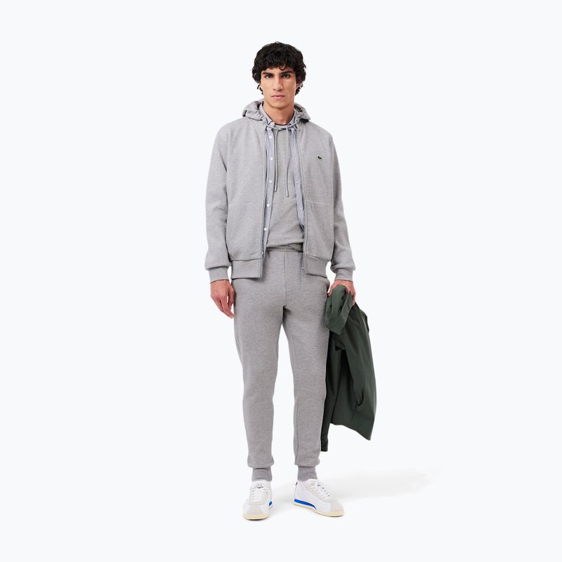 Lacoste men's tracksuit WH2528 silver chine