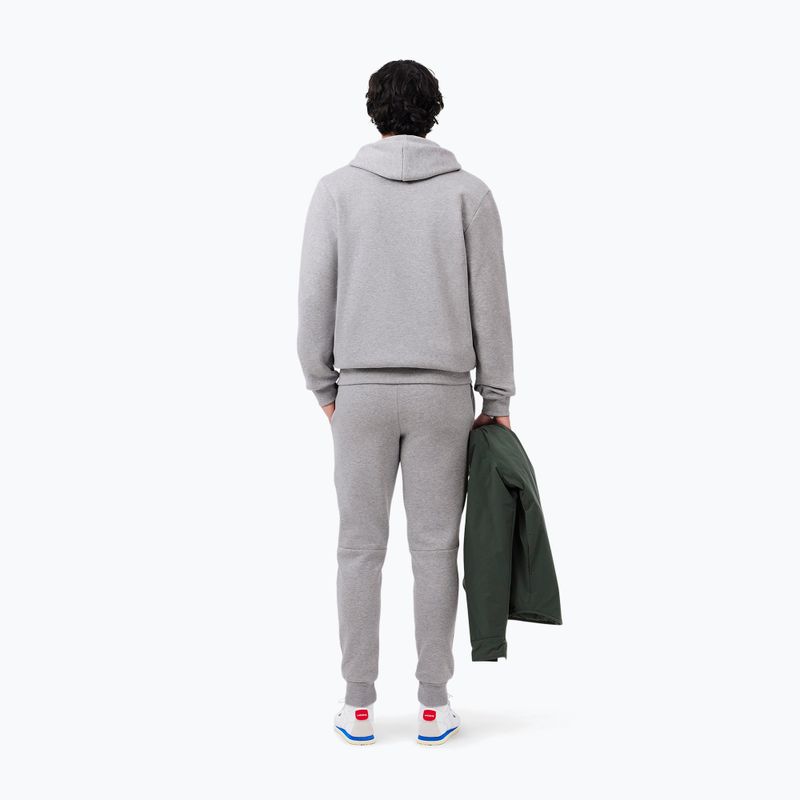 Lacoste men's tracksuit WH2528 silver chine 2