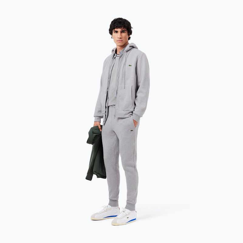 Lacoste men's tracksuit WH2528 silver chine 3