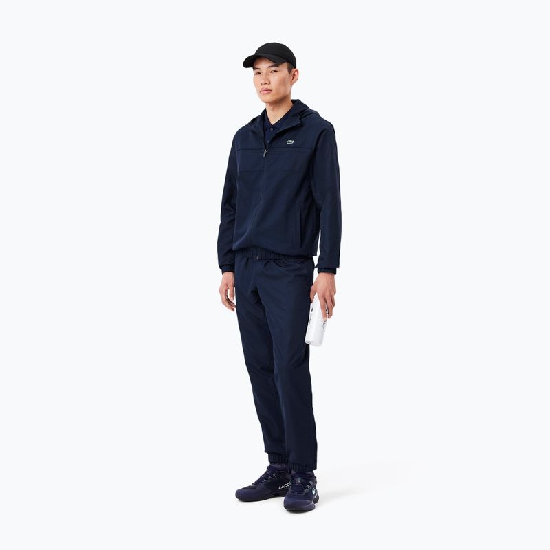 Men's tracksuit Lacoste WH2661 navy blue/navy blue/navy blue 3
