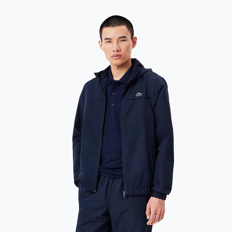 Men's tracksuit Lacoste WH2661 navy blue/navy blue/navy blue 4