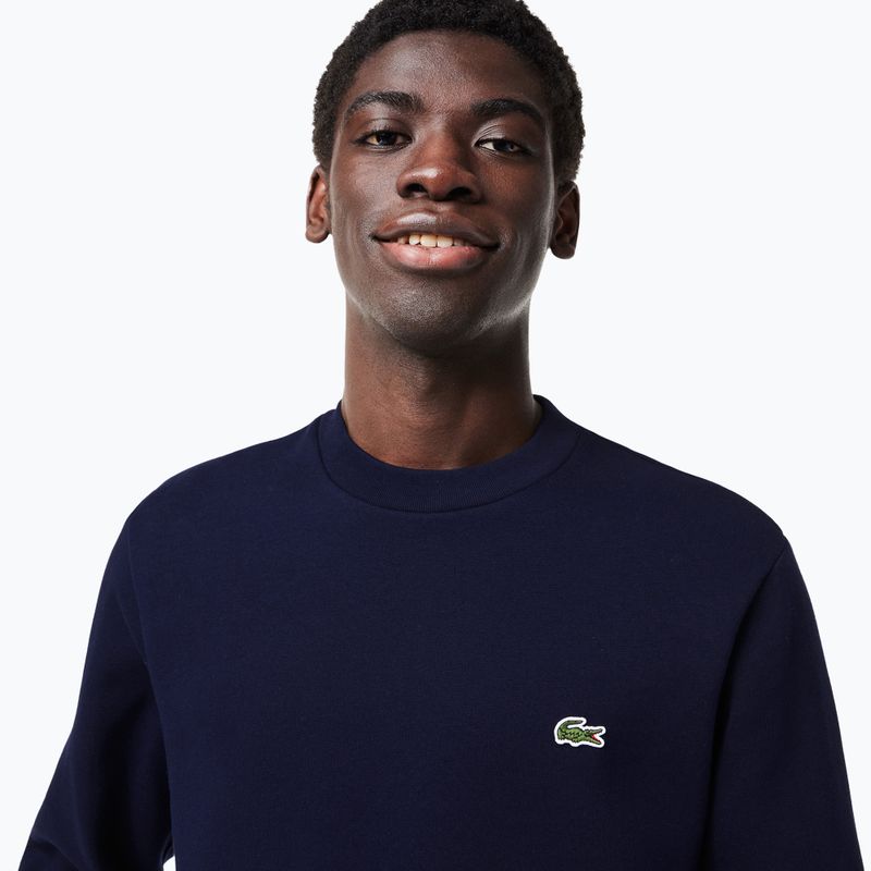 Lacoste men's SH9608 navy blue sweatshirt 4