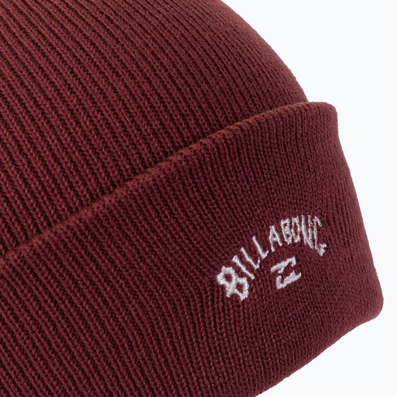 Men's winter beanie Billabong Arch oxblood 3