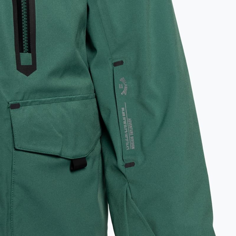 Men's snowboard jacket Billabong Prism evergreen 3