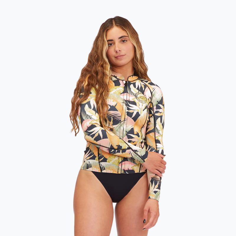 Women's neoprene T-shirt Billabong Peeky Jacket jungle night