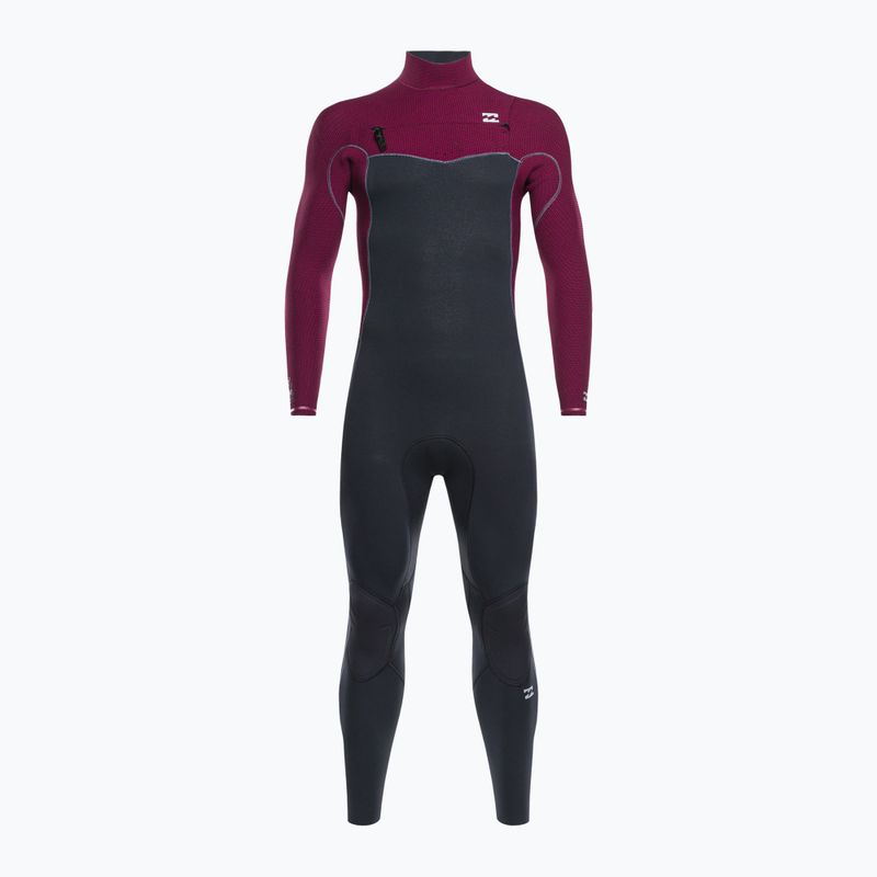 Men's wetsuit Billabong 5/4 Revolution burgund 2