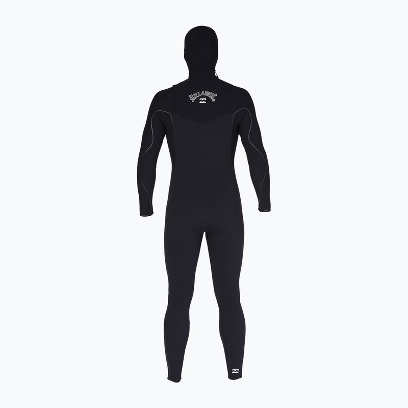 Men's wetsuit Billabong 4/3 Furnace Comp Hooded black 7