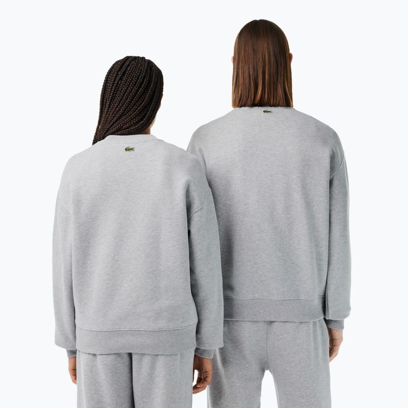 Lacoste SH6405 silver chine sweatshirt 2