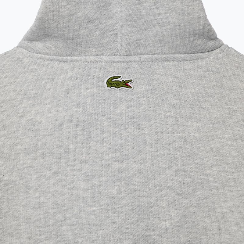 Lacoste SH6404 CCA silver chine unisex sweatshirt 6