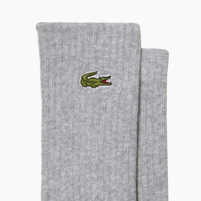 Lacoste RA4182 3 pairs silver chine/white/navy blue socks 2