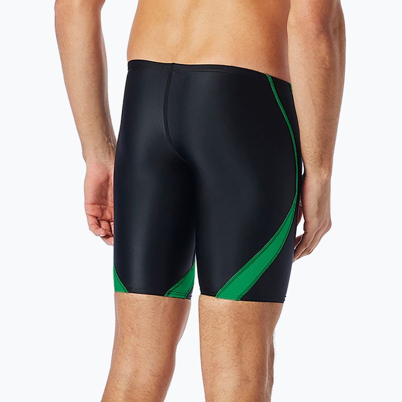 Men's swimming jammers TYR Alliance Splice black/green 2