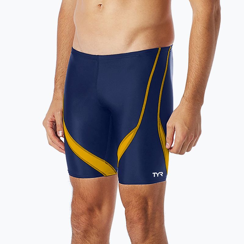 Men's swimming jammers TYR Alliance Splice navy/gold