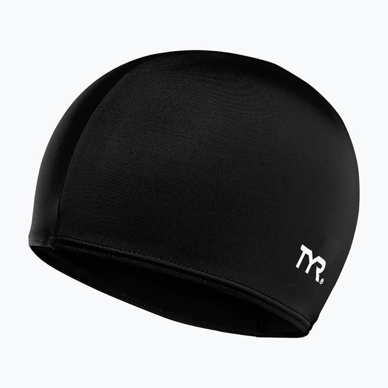 TYR Lycra swim cap black