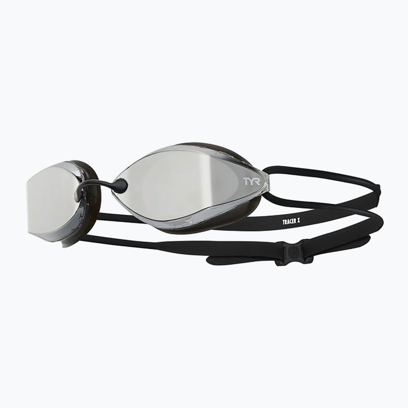 TYR Tracer-X Racing Mirrored silver/black swimming goggles LGTRXM_043 6